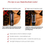 Buy MakeMeeBold by Urban Yog Automatic Hair Curler| Easy Two-Way Curling Iron with 4 Temperature Settings | Anti-Scald Design, Quick Curls in 10-15 Min, Tangle-Free, Ceramic Coating, 360° Swivel Cord, 1 Pc - Purplle