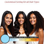 Buy MakeMeeBold by Urban Yog Wet To Straight Air Brush | 1200W Wet To Dry Hair Straightener With Smart Airflow | 1.4" Ceramic Plates & Teeth | 3 Air Speed Settings | Air Straightener For Hair, Black, 1 Pc - Purplle