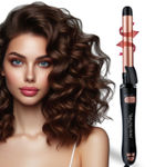 Buy MakeMeeBold by Urban Yog Rotating Hair Curling Iron,14 Temperature Settings (100°C - 230°C),25 Mm Ceramic Barrel,Two-Way Rotation,Auto Shut-Off,Dual Voltage,360° Swivel Cord,Travel-Friendly,Rose Gold, 1 Pc - Purplle