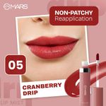 Buy MARS Drip Lip Mist for Women (4.5 ml) (05-Cranberry Drip) | Dual Function | Buildable Color | Glossy Finish | Long-Lasting | Hydration | Light-Weight Formula | Non-Patchy Reapplication - Purplle
