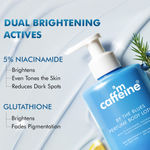 Buy mCaffeine By the Blues Perfume Body Lotion For Brightening | 5% Niacinamide & Glutathione De-tans | Aquatic-Woody Scent | 72Hrs Moisturization - 300 ml - Purplle
