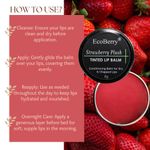Buy Ecoberry Strawberry Plush Tinted Lip Balm 8 gm - Purplle