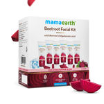 Buy Mamaearth Beetroot Hydraful Facial Kit with Beetroot & Hyaluronic Acid - 2*10 ml + 4*10 gm Hydrated Pink Glow in 30 Minutes | Spa-like Facial - Anytime, Anywhere | Instantly Brightens Skin | Made Safe - Purplle