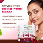 Buy Mamaearth Beetroot Hydraful Facial Kit with Beetroot & Hyaluronic Acid - 2*10 ml + 4*10 gm Hydrated Pink Glow in 30 Minutes | Spa-like Facial - Anytime, Anywhere | Instantly Brightens Skin | Made Safe - Purplle
