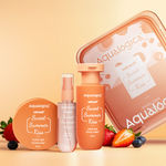 Buy Aqualogica Refresh+ Sweet Summer Kiss Body Care Set | Perfume Body Wash | Perfume Body Mist | Hydra Gel Moisturizer | Long-Lasting Sweet Strawberry Fragrance - Purplle
