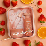 Buy Aqualogica Refresh+ Sweet Summer Kiss Body Care Set | Perfume Body Wash | Perfume Body Mist | Hydra Gel Moisturizer | Long-Lasting Sweet Strawberry Fragrance - Purplle