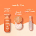 Buy Aqualogica Refresh+ Sweet Summer Kiss Body Care Set | Perfume Body Wash | Perfume Body Mist | Hydra Gel Moisturizer | Long-Lasting Sweet Strawberry Fragrance - Purplle