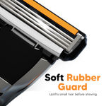 Buy LetsShave Pro 4 Razor Blade Refills for Men – Ultra Sharp 4-Blade with Rubber Guard & Open Flow| pack of 4 - Purplle