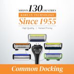 Buy LetsShave Pro 4 Razor Blade Refills for Men – Ultra Sharp 4-Blade with Rubber Guard & Open Flow| pack of 4 - Purplle