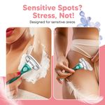 Buy LetsShave Evior 3 Sensitive Razor for Women – 1 Handle + 2 Blade | Smooth Full Body Shave - Purplle