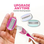 Buy LetsShave Evior 6 Razor – World’s First 6 Blades, Aloe Bar | Smooth Shave for Bikini & Body 1 pc - Purplle