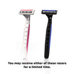 Buy LetsShave Evior&nbsp;2 disposable razor- 10 N Evior 2 Razor Pack of 10 - Purplle