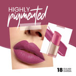 Buy MARS Creamy Matte Long Lasting Lipstick for Women | Creamy Lipstick | Single Swipe Application | Smooth & Light Weight (3.2 gm) (18-Gulabi Garba) - Purplle