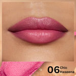 Buy Pilgrim Chic Haseena-06 Luxurious 3-D Glitter Lipstick With Matte Finish (4.2 gm) - Purplle