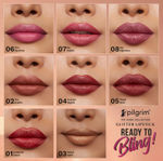 Buy Pilgrim Chic Haseena-06 Luxurious 3-D Glitter Lipstick With Matte Finish (4.2 gm) - Purplle