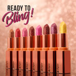 Buy Pilgrim Her Highness-08 Luxurious 3-D Glitter Lipstick With Matte Finish (4.2 gm) - Purplle