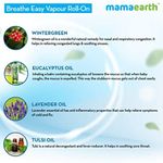 Buy Mamaearth Natural Breathe Easy Vapour Roll-On For Cold & Nasal Congestion, With Wintergreen & Eucalyptus Oil - Purplle