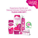 Buy Clean & Dry| Daily Intimate Wash| Hygiene Wash For Women, Vaginal Wash, Smooths Skin | Anti-Bacterial And Prevents Infections | Restores Ph Balanace| No Itching, Burning, White Discharge| 90 ml - Purplle