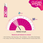 Buy Clean & Dry | Intimate Cleansing Foam Wash | Cleanses & Nourishes | Prevents Infections | No Itching, Burning, White Discharge | 85 gm - Purplle