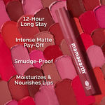 Buy Mamaearth Moisture Matte Longstay Lipstick with Avocado Oil & Vitamin E for 12 Hour Long Stay-19 Spiced Petals - 2 gm - Purplle
