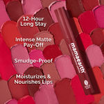 Buy Mamaearth Moisture Matte Longstay Lipstick with Avocado Oil & Vitamin E for 12 Hour Long Stay-20 Red Caramel - 2 gm - Purplle