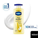 Buy Vaseline Deep Moisture Body Lotion |For Dry Skin| Moisturised Glowing Skin| With Pro Ceramides 400 ml - Purplle