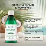 Buy Alps Goodness Coconut, Argan Oil & Hyaluronic Acid Hydrating & Nourishing Shampoo for Dry Hair & Frizzy Hair (290 ml) - Purplle