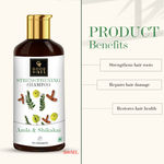 Buy Good Vibes Amla Shikakai Strengthening Shampoo | With Neem | Hair Growth, Shine | No Parabens, No Animal Testing (300 ml) - Purplle