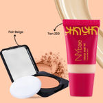 Buy NY Bae Matte Base Duo | Runway Radiance Compact Powder- Fair Beige | Truly Matte Foundation- Tan 230 | Indian Skin | SPF 50 | Sunscreen | Long-wear | Oil Control | 12+ Hours Full Coverage - 1 Pc - Purplle