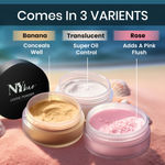 Buy NY Bae Translucent Loose Powder (5.8 gm) | White | Matte Finish | Almond, Jojoba & Sunflower Oils | Makeup Setting Powder | Long Lasting - Purplle