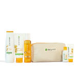 Buy Biolage Smoothproof Home Spa Kit – Shampoo 200ml, Conditioner 98ml, Serum 100 ml, Mini Shampoo 30 ml, Mini Conditioner 20 gm + travel pouch - Purplle