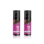 Buy Schwarzkopf Root Retouch Instant Grey Hair Concealer Spray Pack of 2- Sweat & Rain Resistant-Dark Brown (120 ml) - Purplle