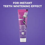 Buy Sanfe Purple Teeth Whitening Gel | Instant Stain Removal & Brightening | Neutralizes Yellow Tones | Safe on Enamel | Gentle Daily Formula | Easy-to-Use | Confident White Smile, 30 gm - Purplle