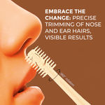 Buy Sanfe Nose & Ear Hair Trimmer | Precision Grooming Tool for Men & Women | Safe, Painless & Easy to Use | Stainless Steel Blades | Gentle on Skin | Compact & Travel-Friendly Design, Pack of 3 - Purplle