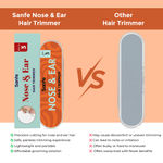 Buy Sanfe Nose & Ear Hair Trimmer | Precision Grooming Tool for Men & Women | Safe, Painless & Easy to Use | Stainless Steel Blades | Gentle on Skin | Compact & Travel-Friendly Design, Pack of 3 - Purplle