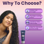 Buy Sanfe Intant Dandruff Removal Gel, Anti Dandruff | Soothes Itchy Scalp | Reduces Flakes & Irritation | Non-Sticky, Wash-Off Formula | Promotes Healthy Hair Growth | With Menthol and Lemon, 100 gm - Purplle