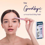Buy Sanfe Pretty Face & Eyebrow Razor | Pain-Free Facial Hair Removal | Precise, Reusable & Safe for Skin 3 pc - Purplle