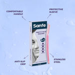 Buy Sanfe Pretty Face & Eyebrow Razor | Pain-Free Facial Hair Removal | Precise, Reusable & Safe for Skin 3 pc - Purplle