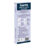 Buy Sanfe Pretty Face & Eyebrow Razor | Pain-Free Facial Hair Removal | Precise, Reusable & Safe for Skin 3 pc - Purplle