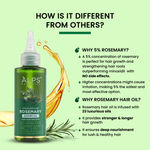 Buy Alps Goodness Rosemary Hair Oil (105 ml) | Promotes Hair Growth | Non Sticky Hair Oil | 100% Natural | With 5% Pure & Concentrated Rosemary | For Long, Black & Silky Hair | Best Rosemary Oil for Scalp | Relaxing Oil - Purplle