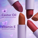 Buy Blue Heaven Love Capsule Powder Matte Lipstick Infused With Vitamin E & Castor Oil for Intense Hydration| High Color Payoff| Matte Finish| Long Lasting Lipstick for women |Mysterious Mauve, 4 gm - Purplle