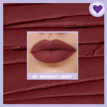 Buy Blue Heaven Love Capsule Powder Matte Lipstick Infused With Vitamin E & Castor Oil for Intense Hydration| High Color Payoff| Matte Finish| Long Lasting Lipstick for women |Midnight Berry, 4 gm - Purplle