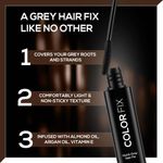 Buy RENEE Color Fix Instant Hair-Colour Touch-Up&nbsp;Wax Stick-Brown, Covers Greys| Lightweight, Non-sticky, Quick-dry, Long-lasting | Travel-friendly, Easy To Use Applicator | Enriched with Almond Oil, Argan Oil & Vitamin E |15 ml - Purplle