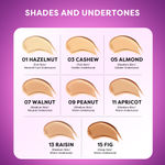 Buy SUGAR POP HD Liquid Foundation Tube with SPF 30 | Lasts upto 10hrs | Full Coverage | Water-Resistant | Matte Finish | 18 ml - 01 Hazelnut - Purplle