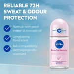 Buy Nivea Fresh & Fruity Combo ( Pearl & Beauty Deo Roll-on For Women 50 ml + Strawberry Lip Balm 4.8 gm) - Purplle