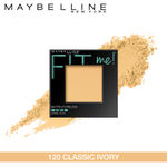 Buy Maybelline New York Fit Me Pressed Powder-120 Classic Ivory (8.5 gm) - Purplle