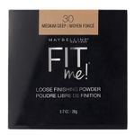 Buy Maybelline New York Fit Me Loose Finishing Powder, Silky & Lightweight Powder - 30 Medium Deep|20 gm - Purplle