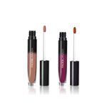 Buy Faces Canada Luxe Lip Combo (Comfy Silk Liquid Lipstick - Lunar Brown & Comfy Silk Liquid Lipstick - Spontaneous Plum) 1 pc - Purplle