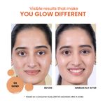 Buy Foxtale Perfect Match Tinted Fluid Sunscreen (Sand) 50 ml - Purplle