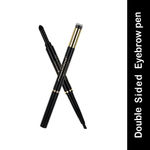 Buy Cameleon Double Headed Eyebrow Pen (black) 5 gm - Purplle